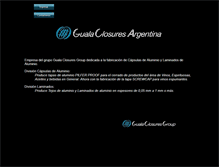 Tablet Screenshot of gualaclosures.com.ar